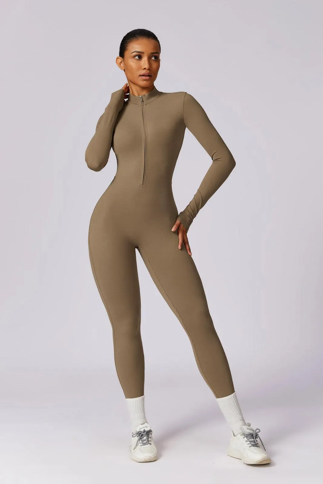 Mia Jumpsuit - Mocha