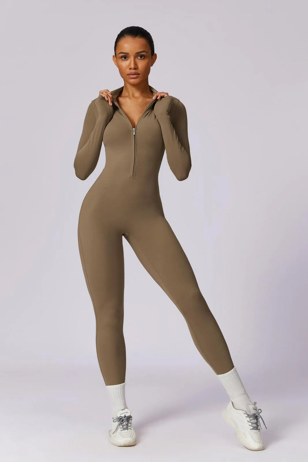 Mia Jumpsuit - Mocha