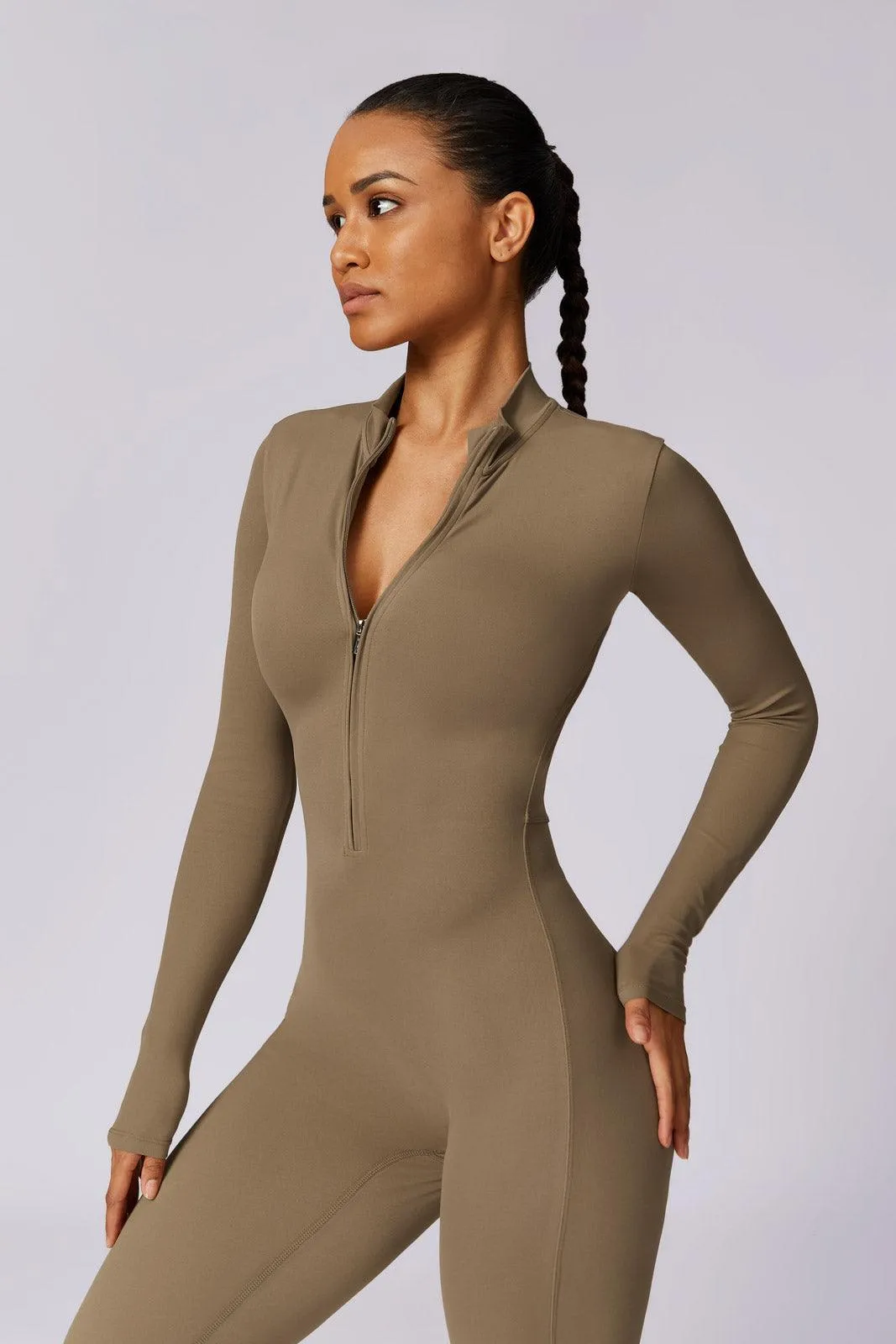 Mia Jumpsuit - Mocha