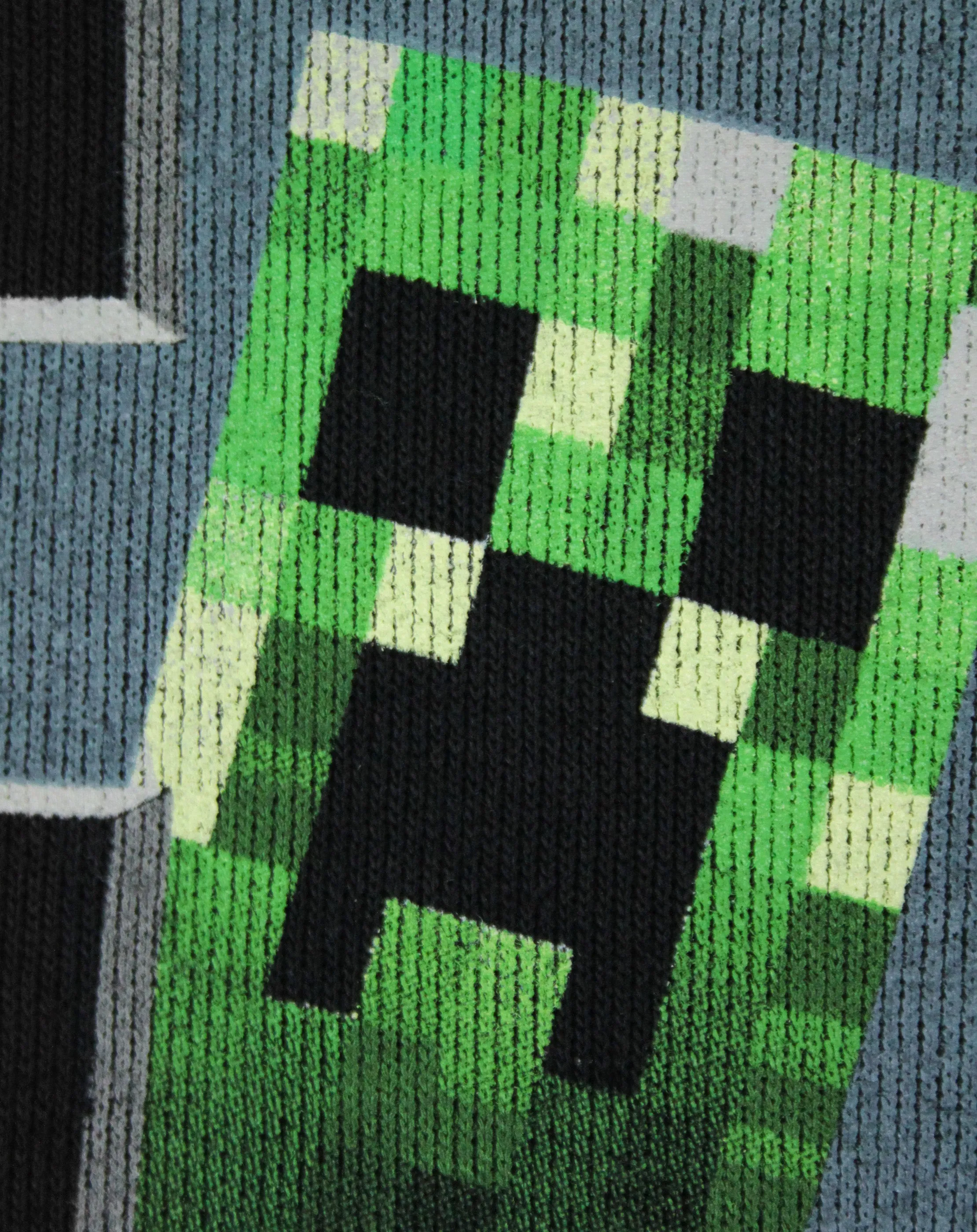 Minecraft Creeper Inside Boy's Black Hoodie