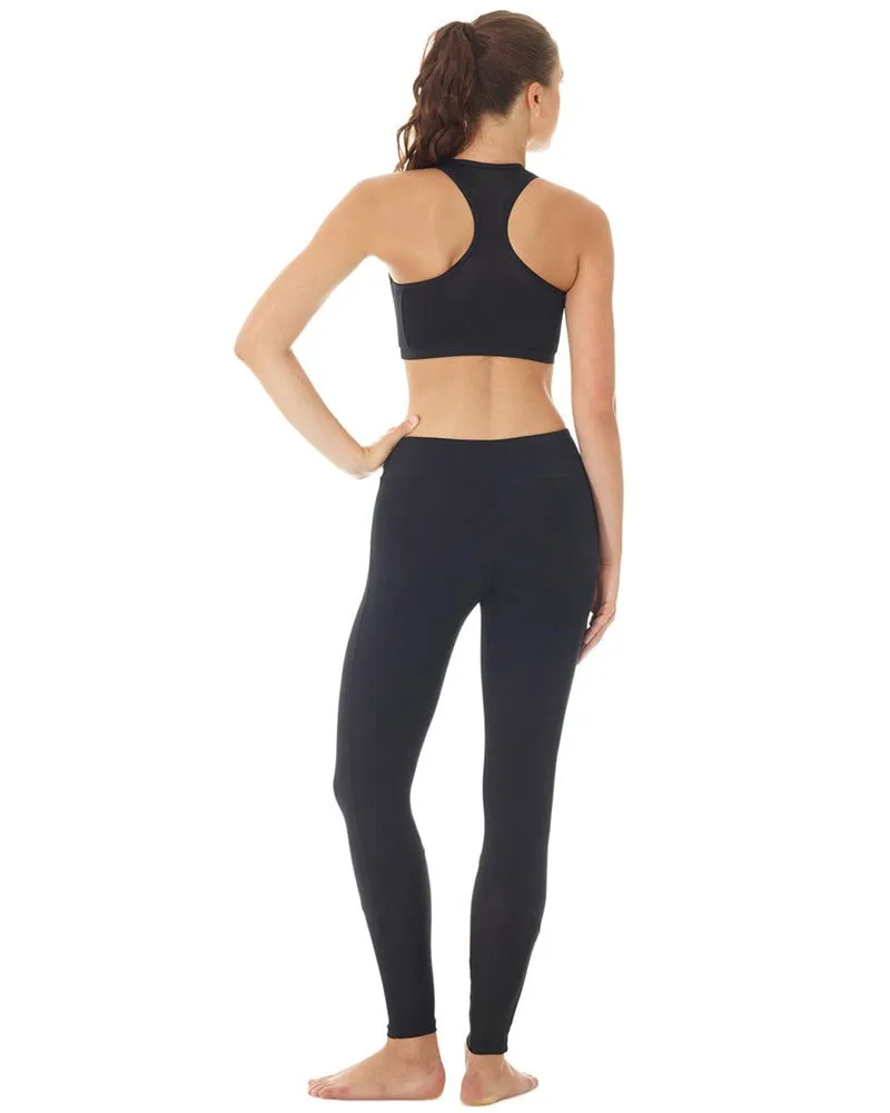 Mondor Matrix Athletic Calf Mesh Insert Dance Leggings - 3625 Womens