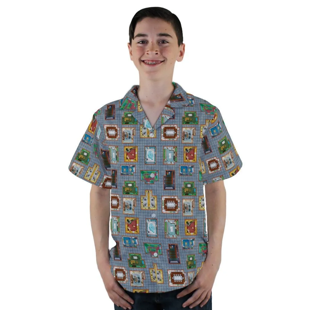 Murder Mystery Board Game Youth Hawaiian Shirt