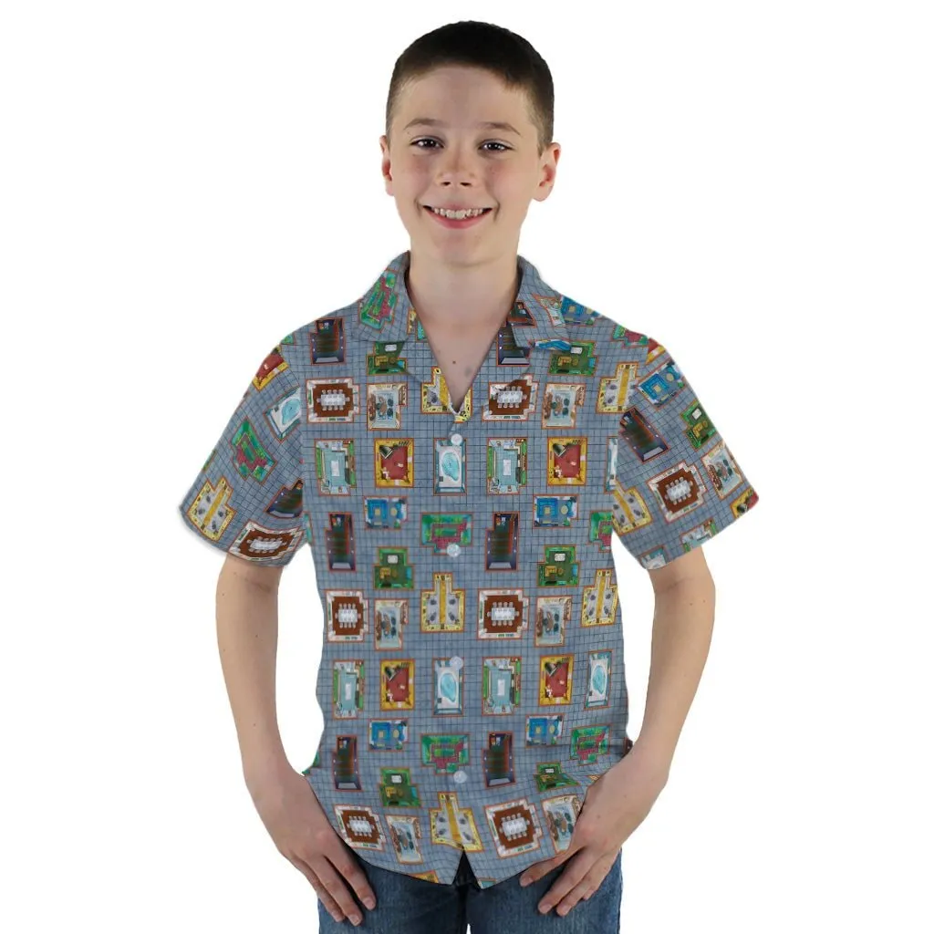 Murder Mystery Board Game Youth Hawaiian Shirt