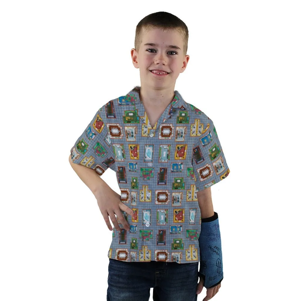 Murder Mystery Board Game Youth Hawaiian Shirt