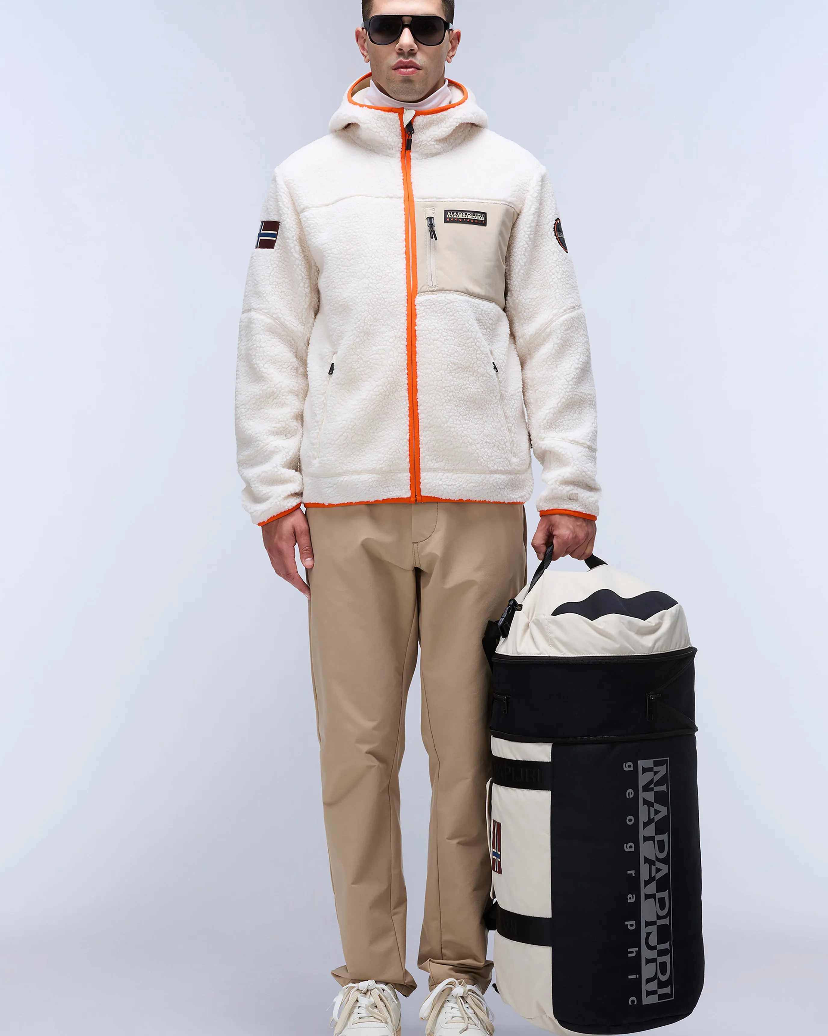 Napapijri Yupik Full Zip Fleece - Whitecap Grey