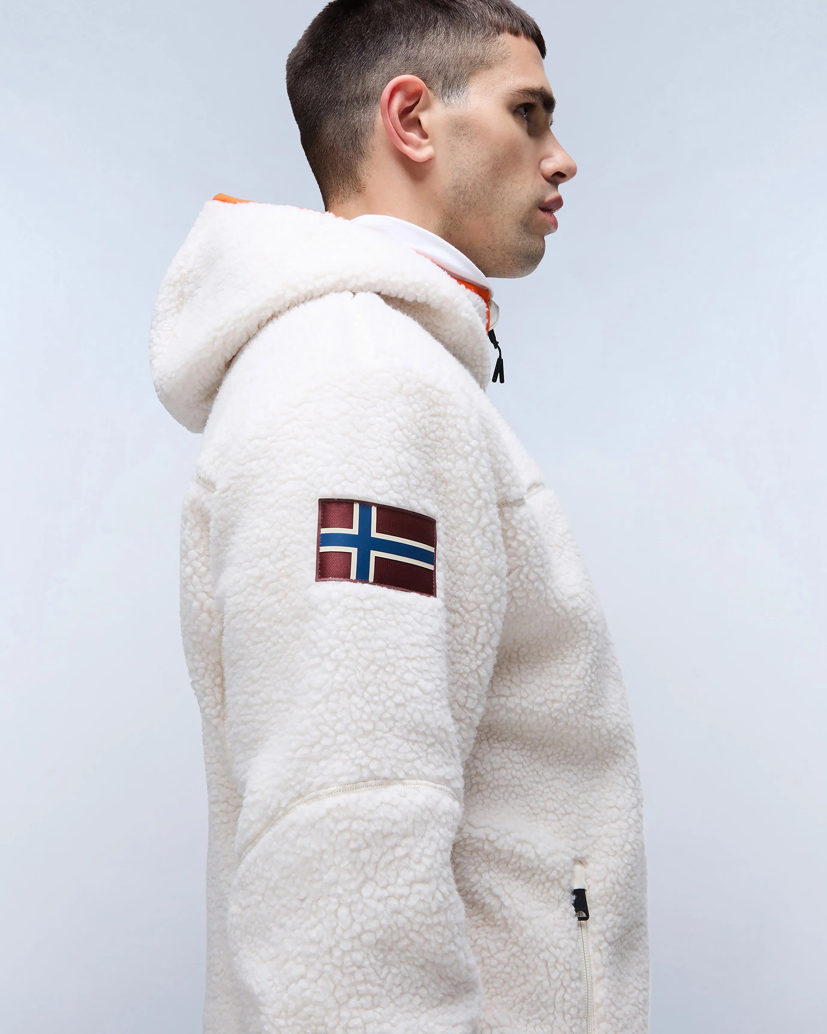 Napapijri Yupik Full Zip Fleece - Whitecap Grey