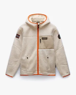 Napapijri Yupik Full Zip Fleece - Whitecap Grey