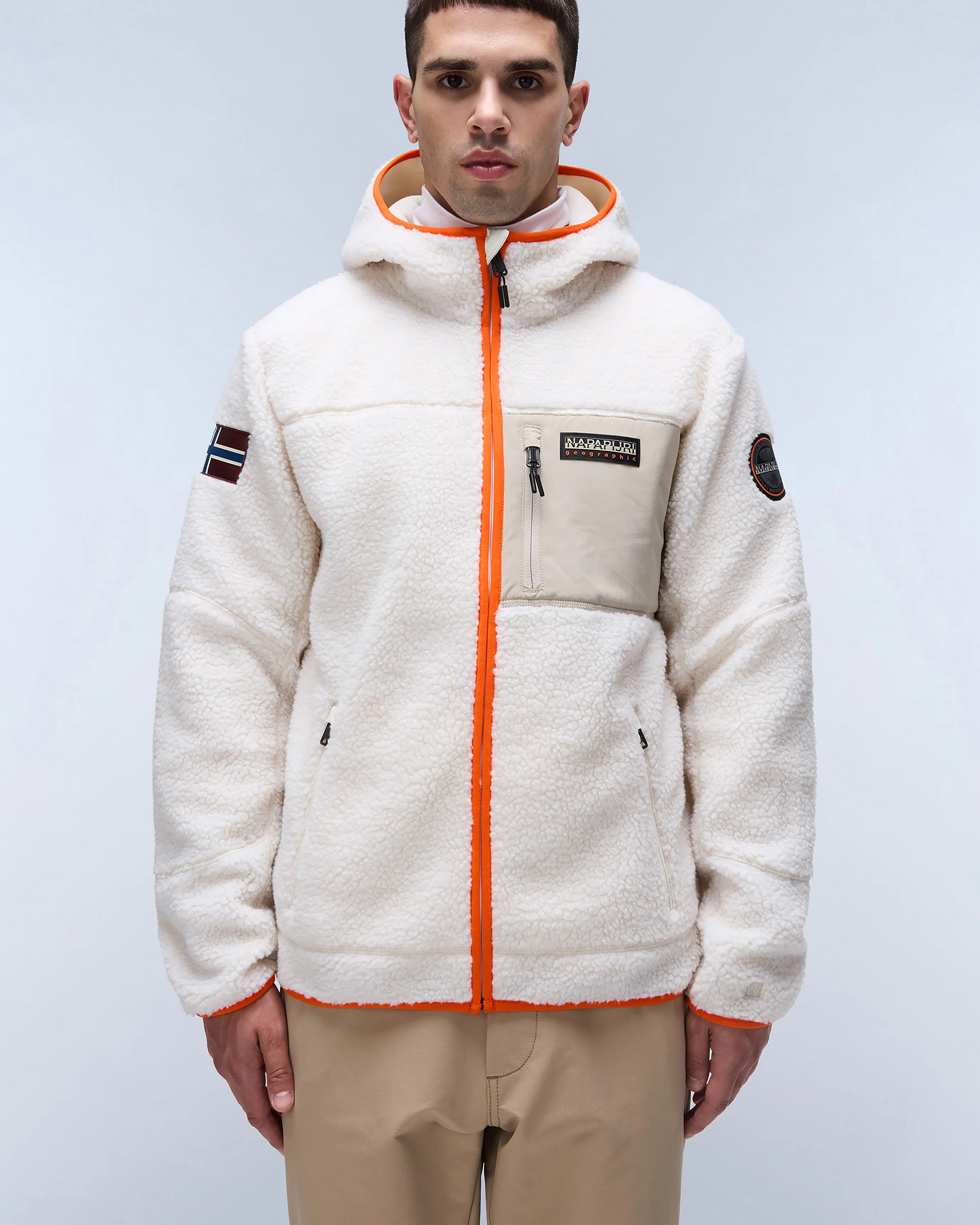 Napapijri Yupik Full Zip Fleece - Whitecap Grey