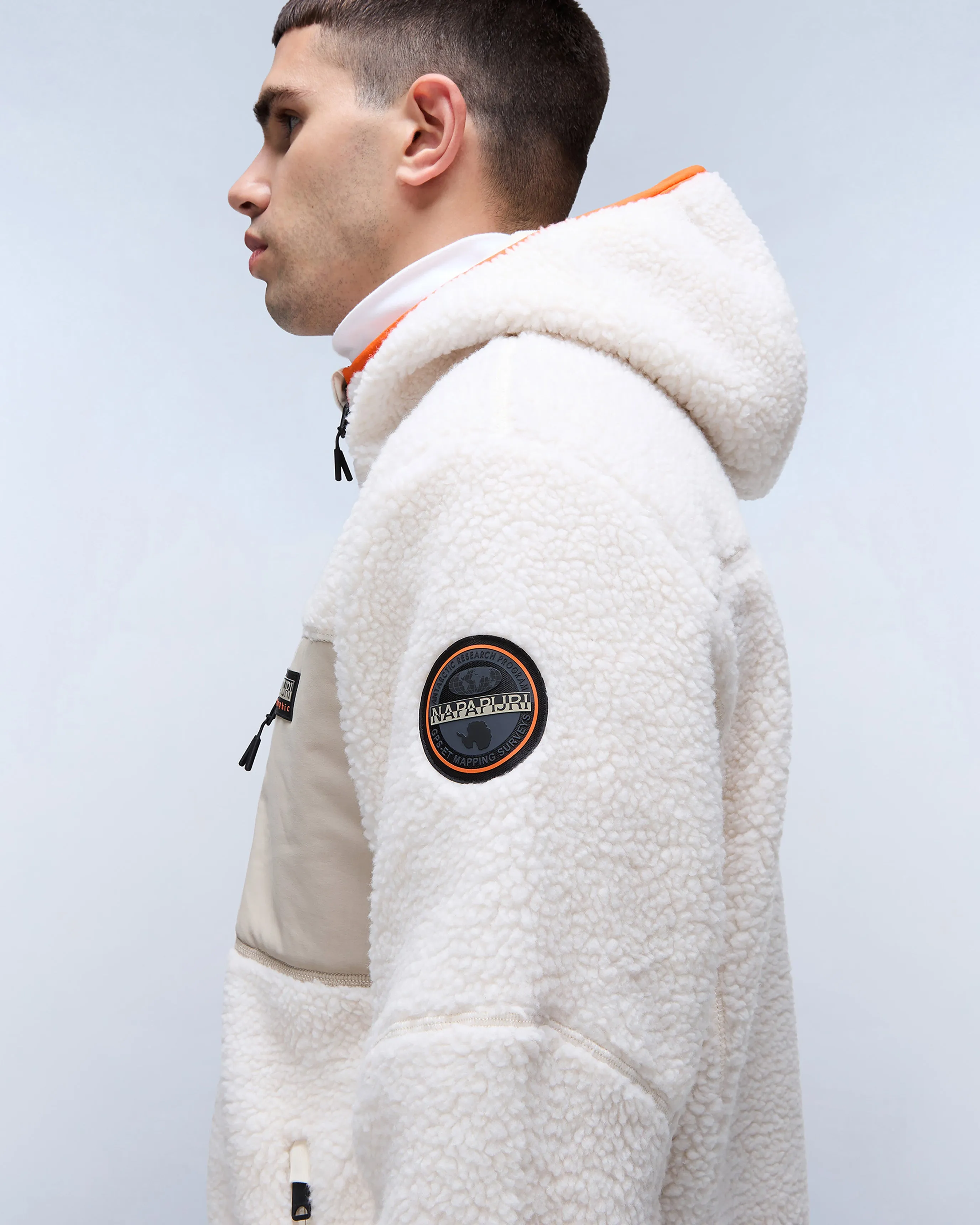 Napapijri Yupik Full Zip Fleece - Whitecap Grey