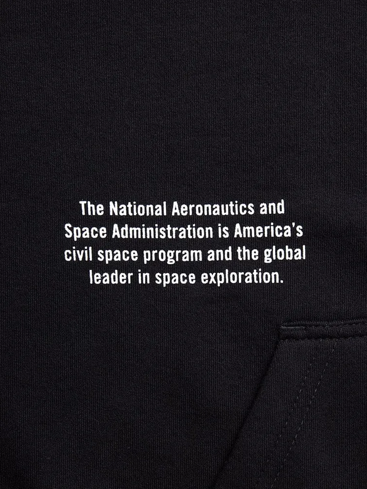 NASA WORM LOGO HOODIE (BLACK)