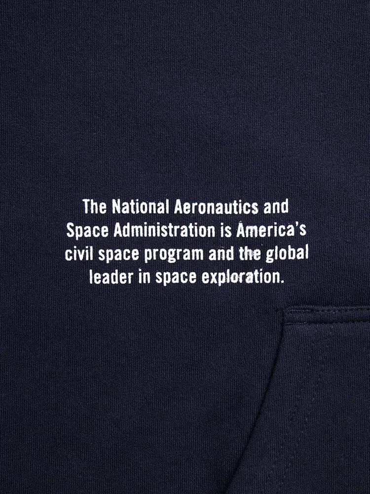 NASA WORM LOGO HOODIE (BLACK)