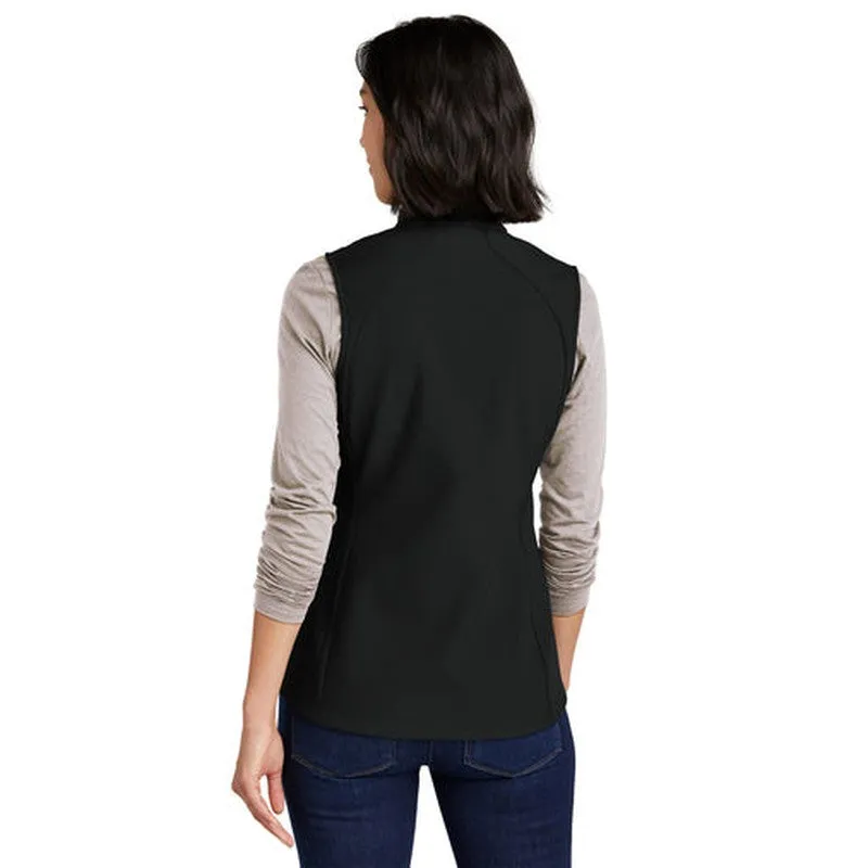 NEW JWMI - Eddie Bauer® Ladies Stretch Soft Shell Vest - Deep Black