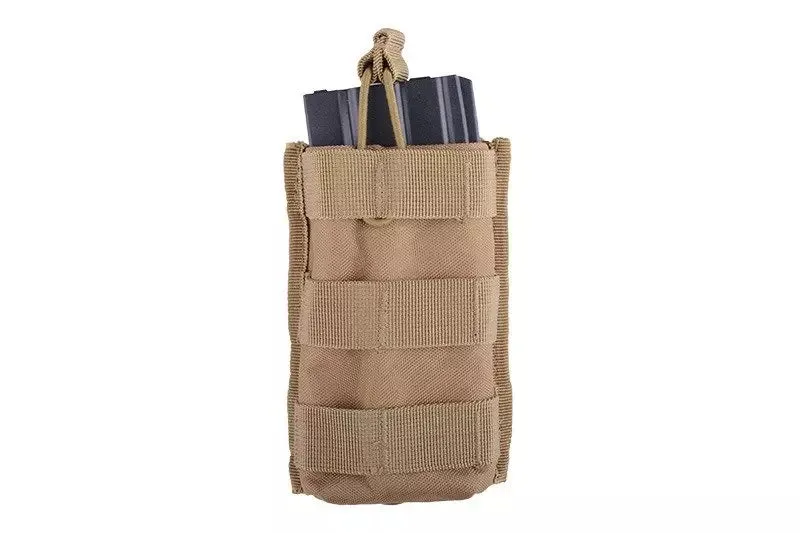 Open Top single Type Pouch – Tan