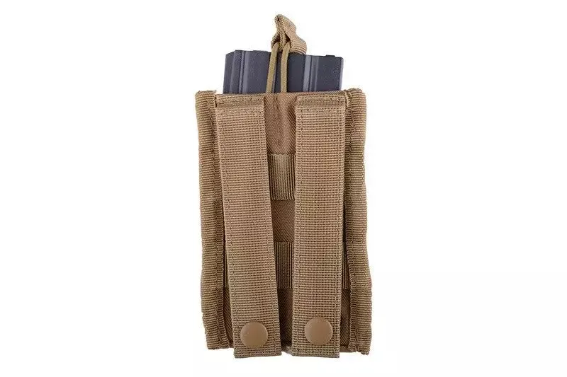 Open Top single Type Pouch – Tan