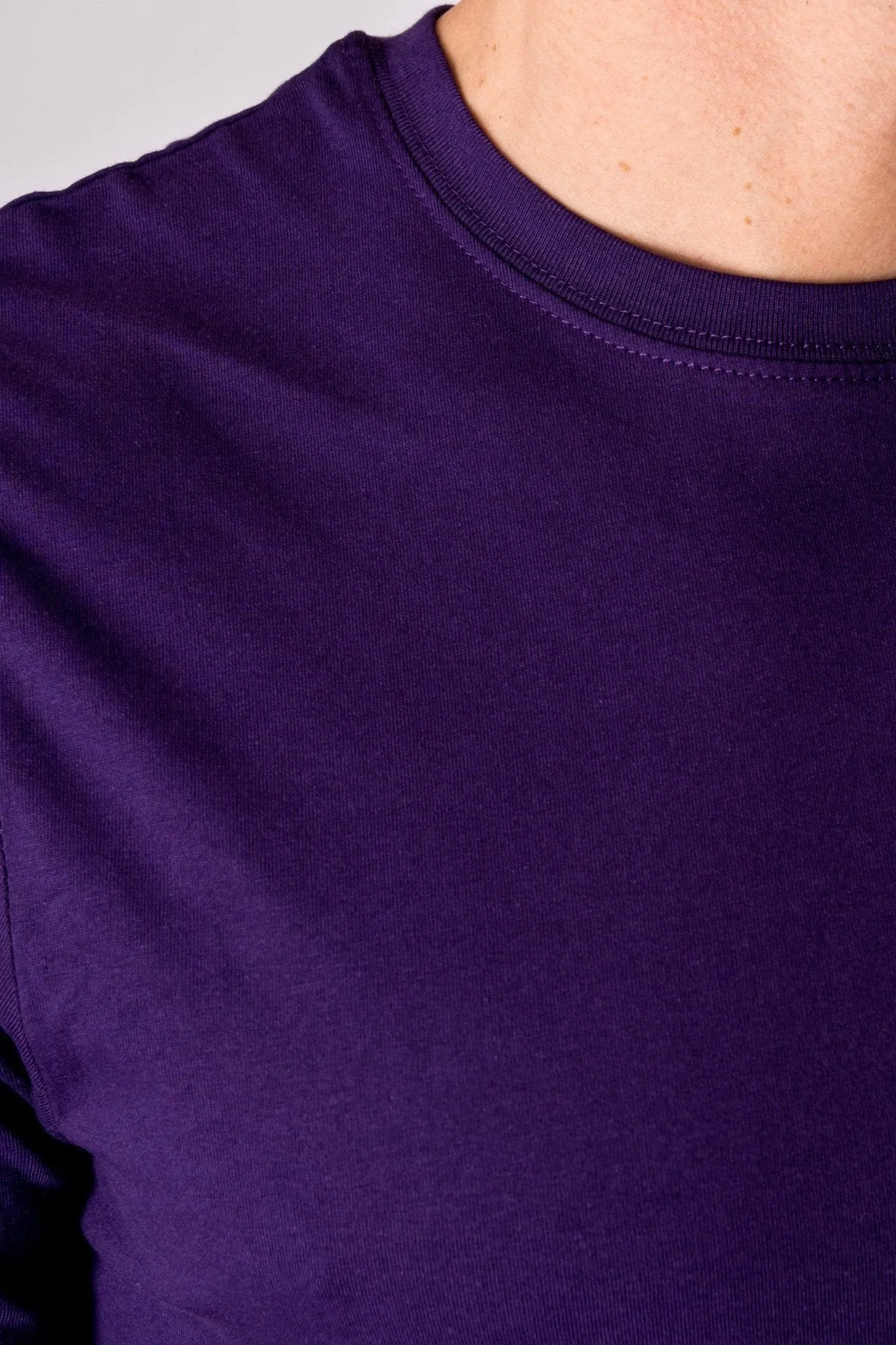 Organic Basic T-shirt - Purple