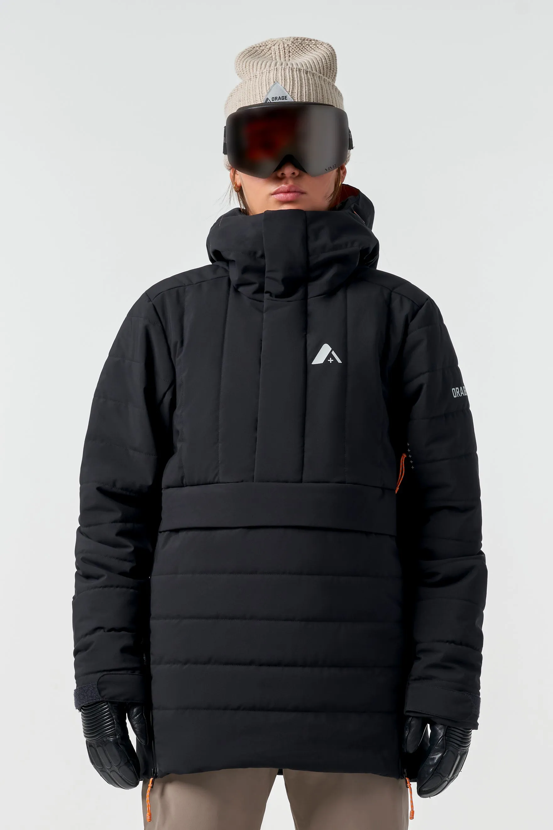 Palisade Insulated Pullover Jacket-Black