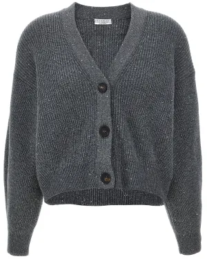 Piombo Micro Paillette Cardigan