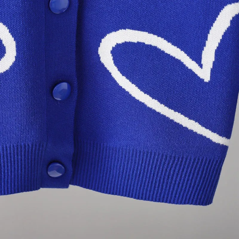 Pre Order:  Hearts All Around Knit Cardigan