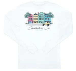 Rainbow Row: Long Sleeve T-Shirt - White