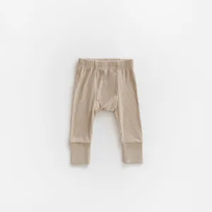 Ribbed Modal Pant - Cappuccino