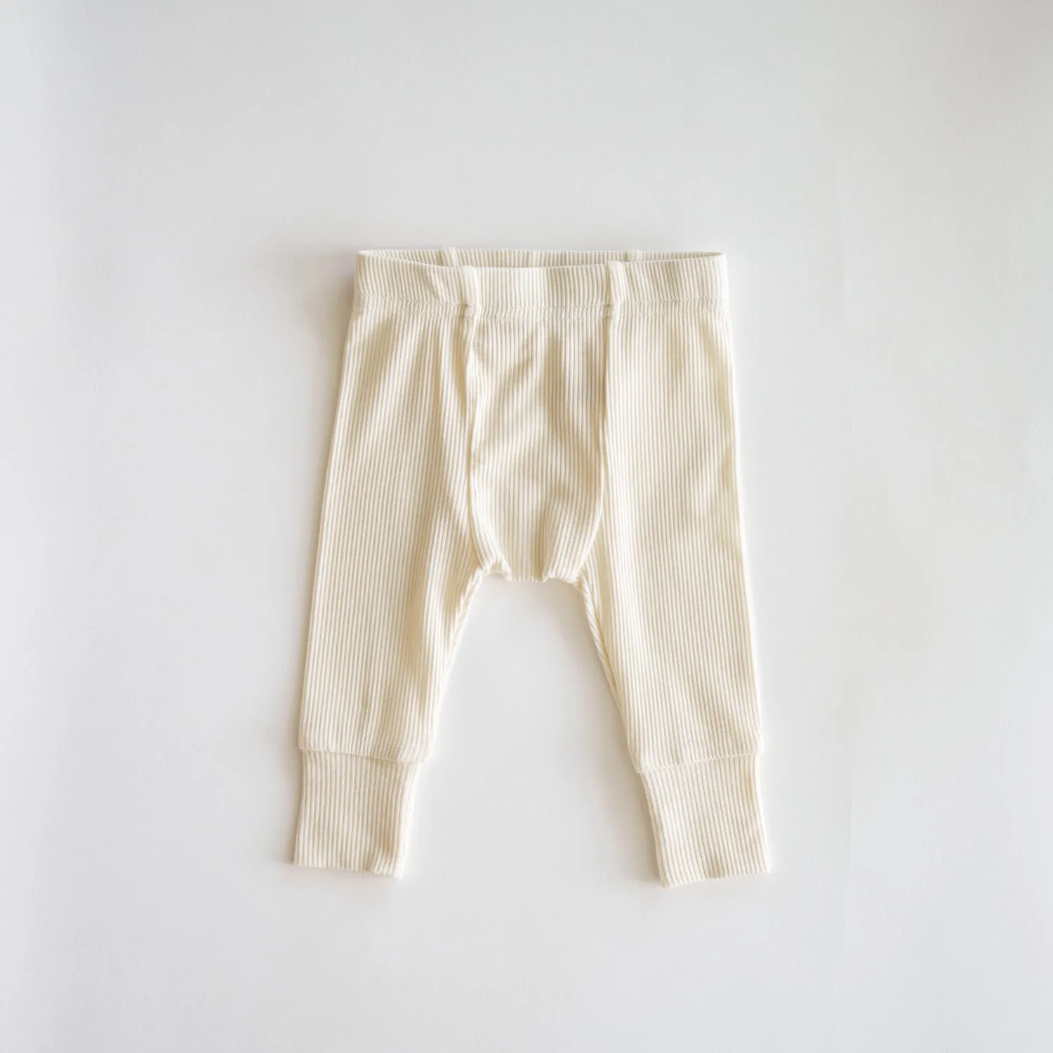 Ribbed Modal Pant - Coconut Milk