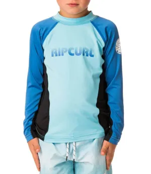 Ripcurl Undertow Grom Long Sleeve UV Tee (2018) - Blue