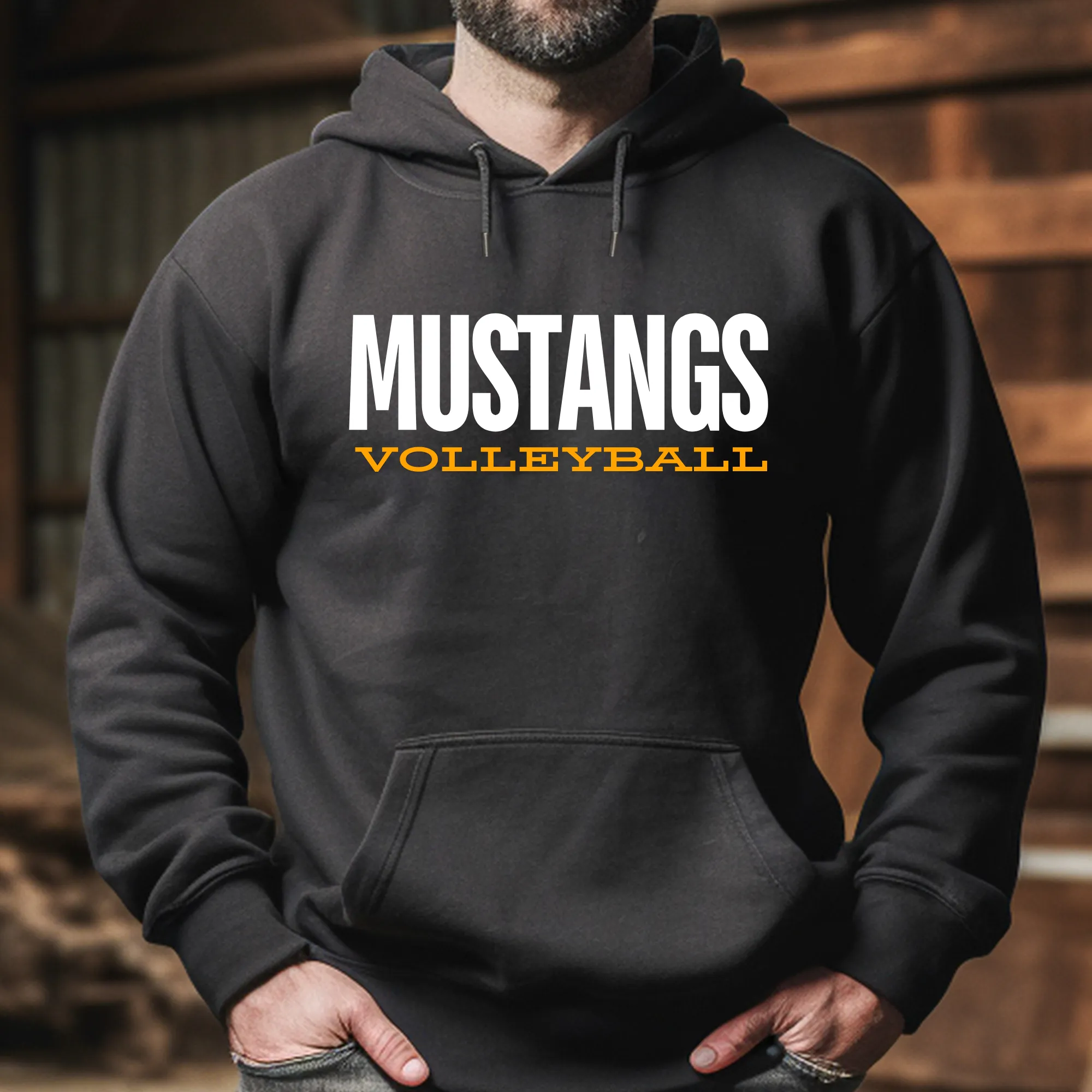 Sahuarita Mustangs Volleyball Unisex Hoodie or Crewneck Sweatshirt in choice of 4 designs