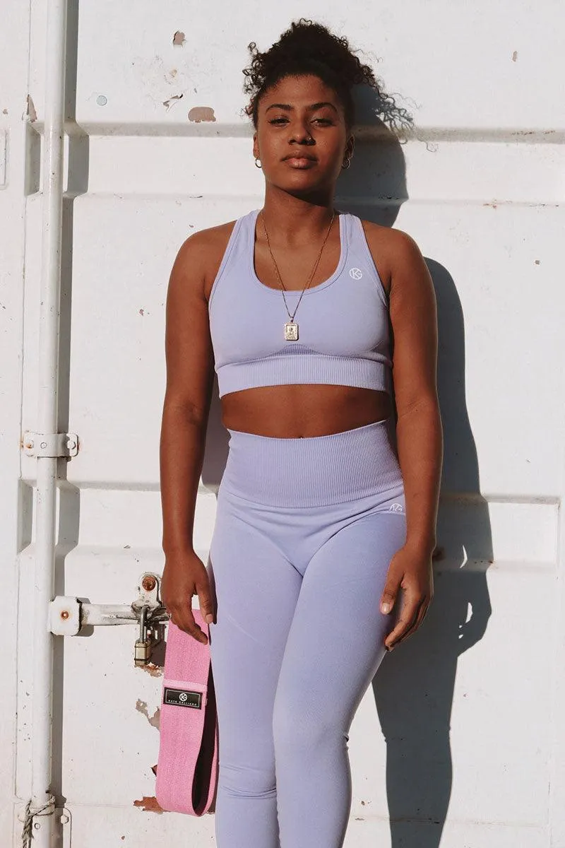 Seamless Sports Bra - Lavender