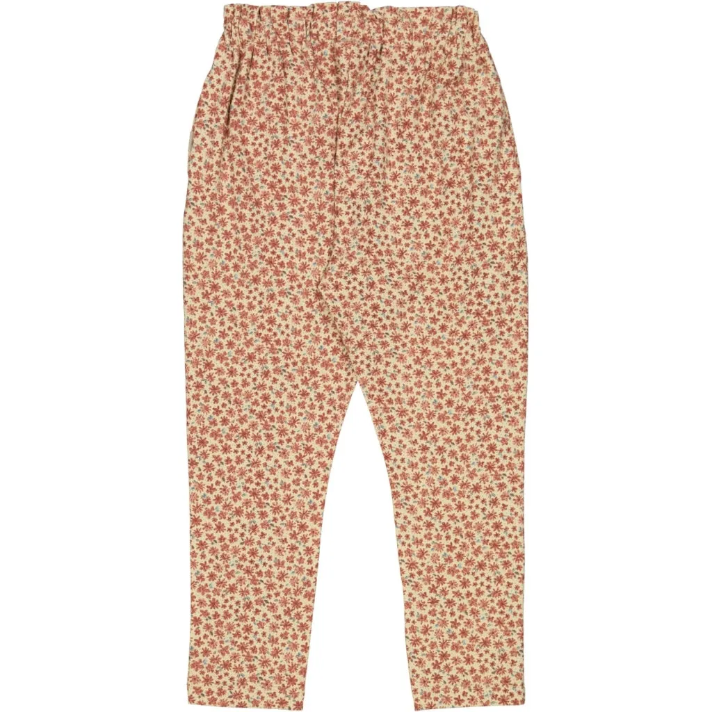 Soft Pants Malika - beige flowers