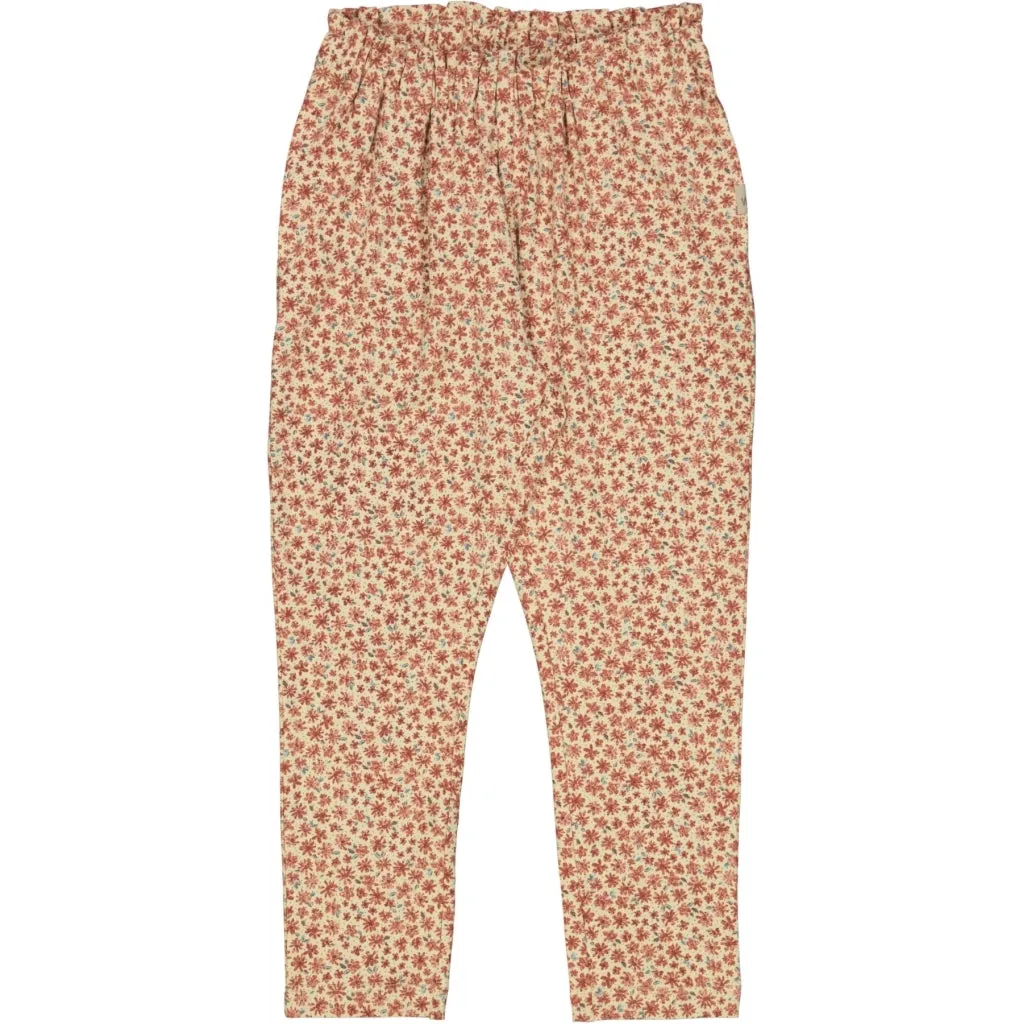 Soft Pants Malika - beige flowers