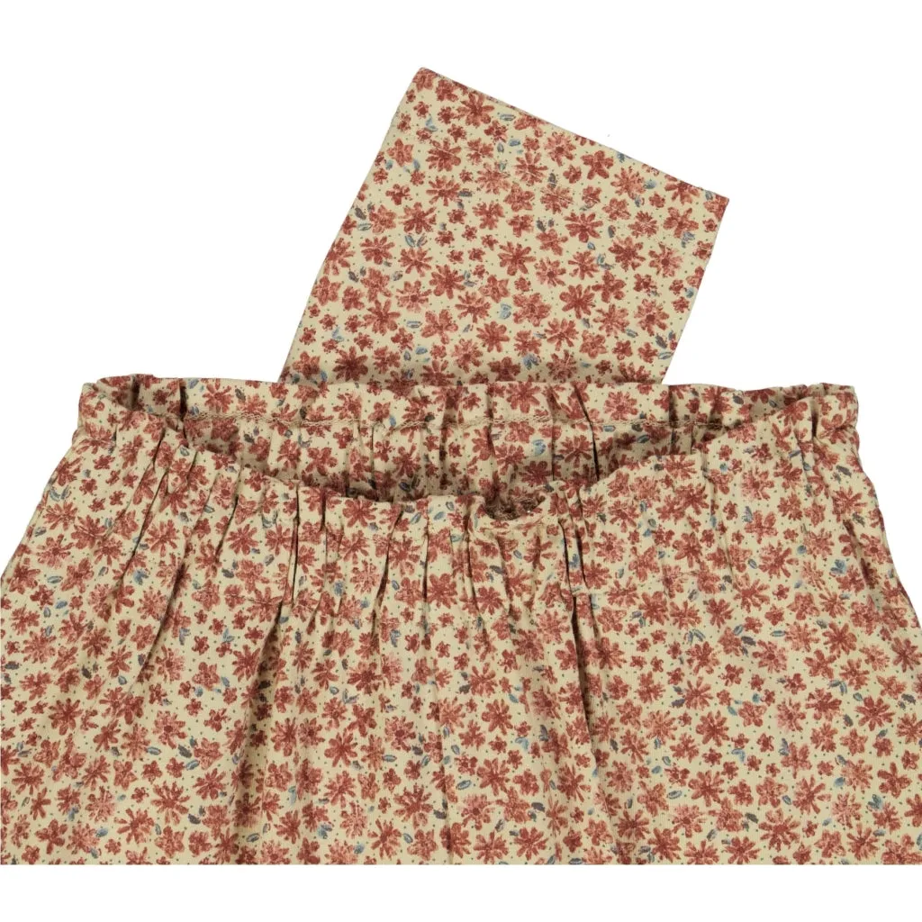 Soft Pants Malika - beige flowers