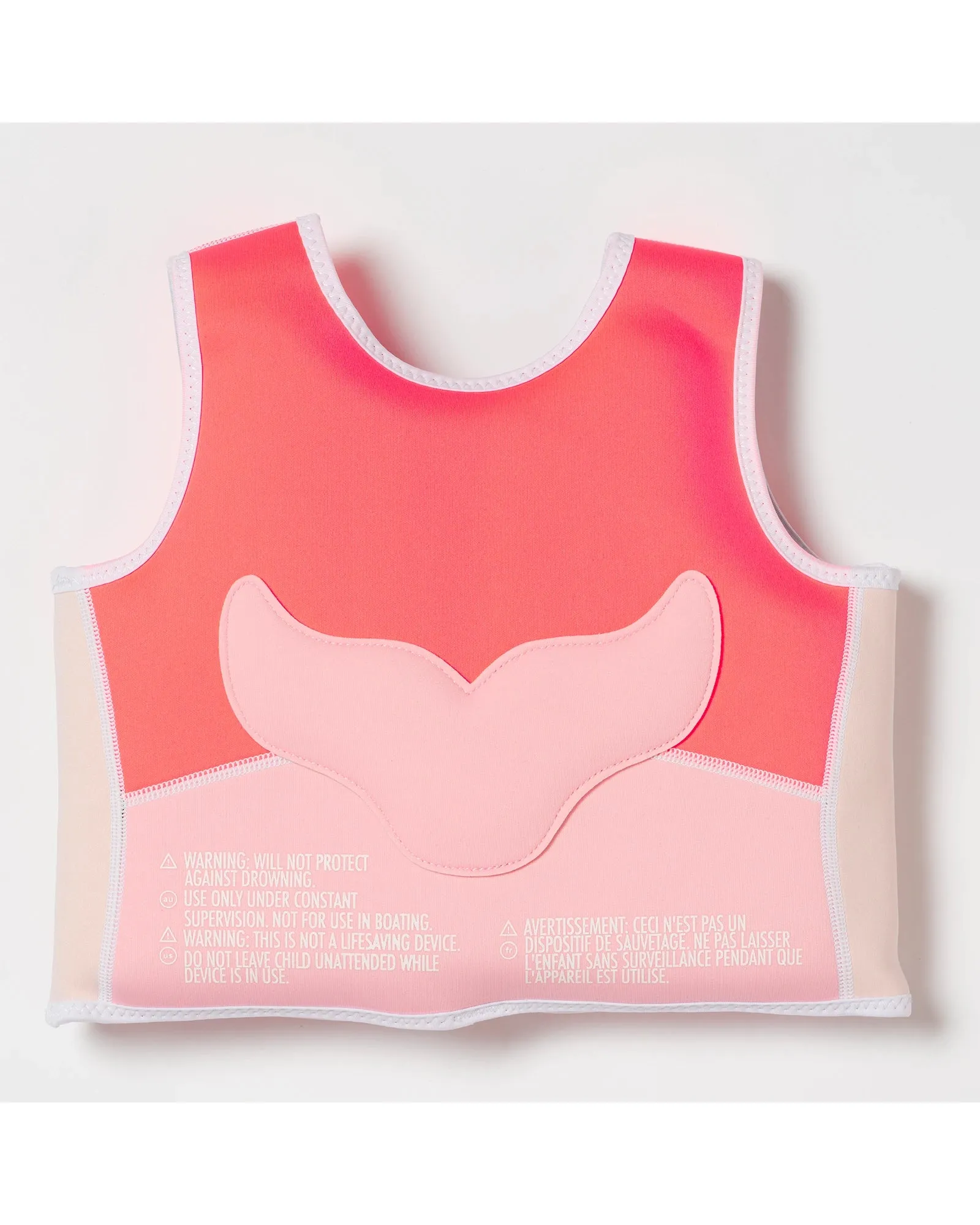 Sunnylife Melody the Mermaid Swim Vest 2-3 Neon Strawberry