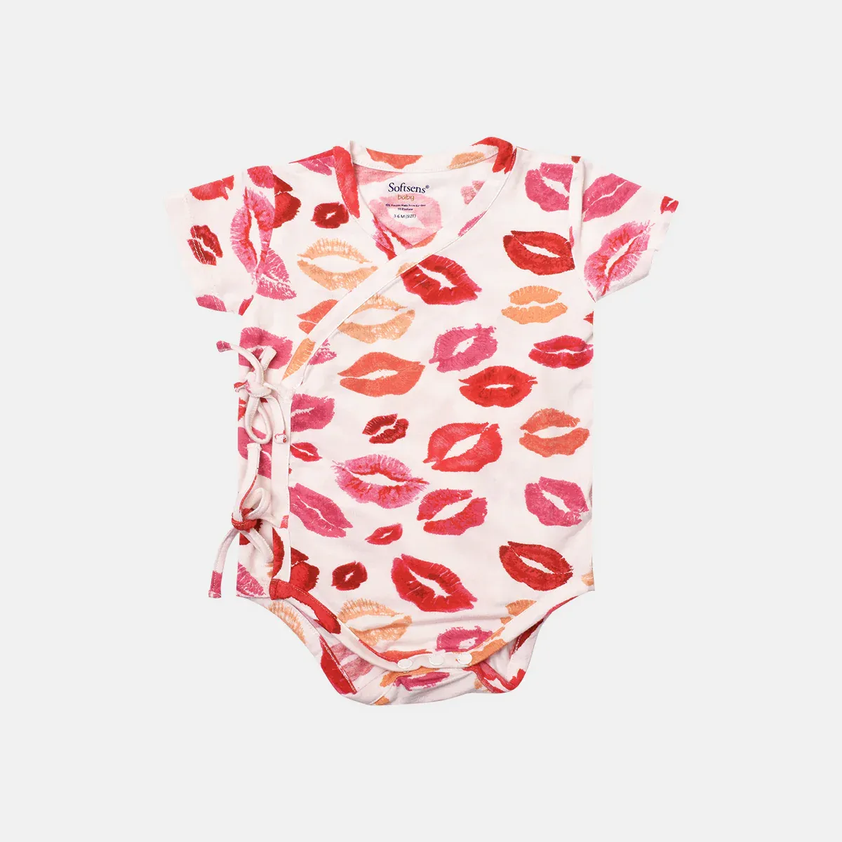 Sweet Kisses Front-tie Bodysuit & Leggings 2-pc Set