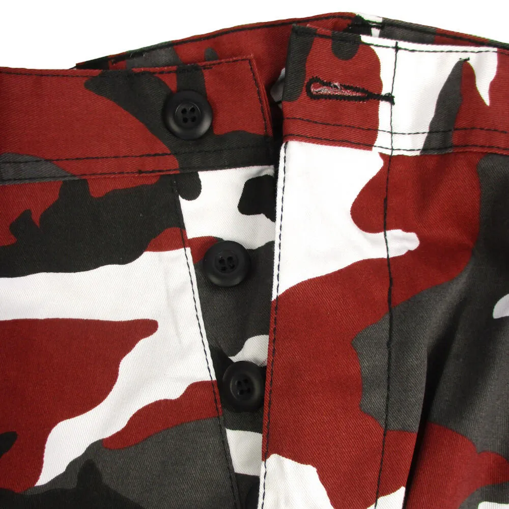 Tactical Camo BDU Pants - Red