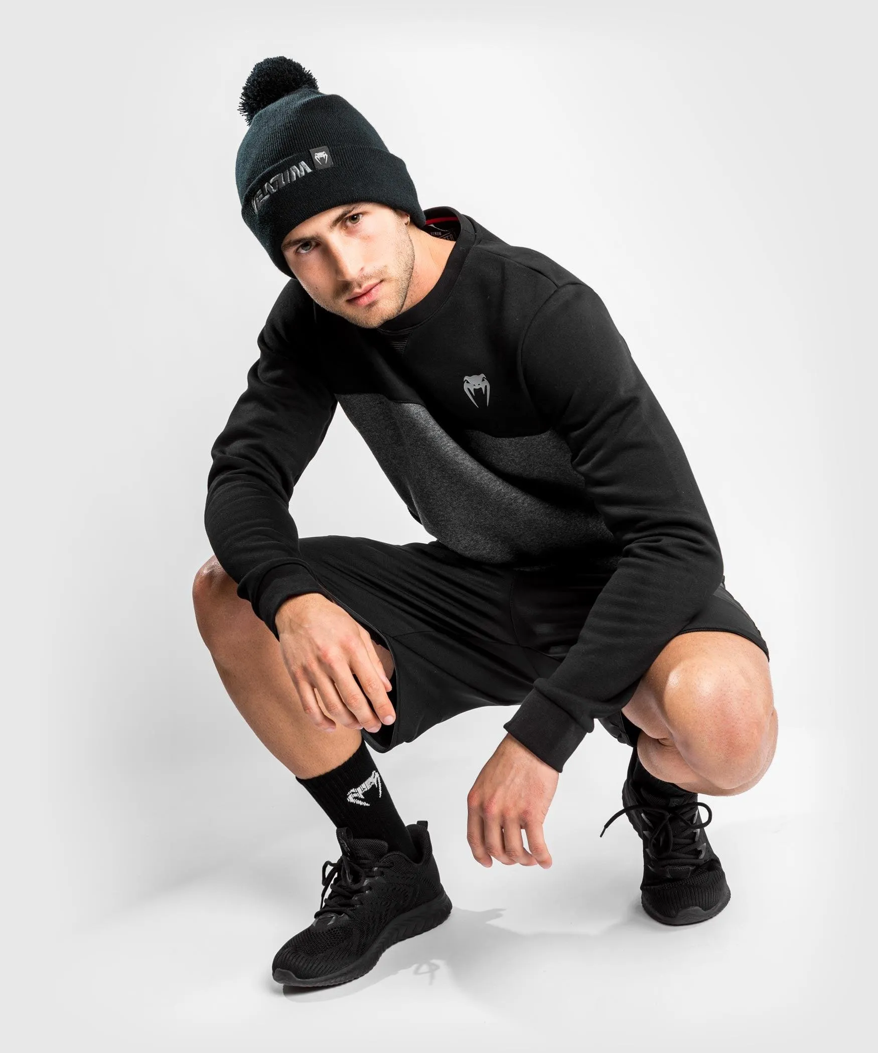 Venum Rafter Light Sweatshirt - Black/Heather Grey