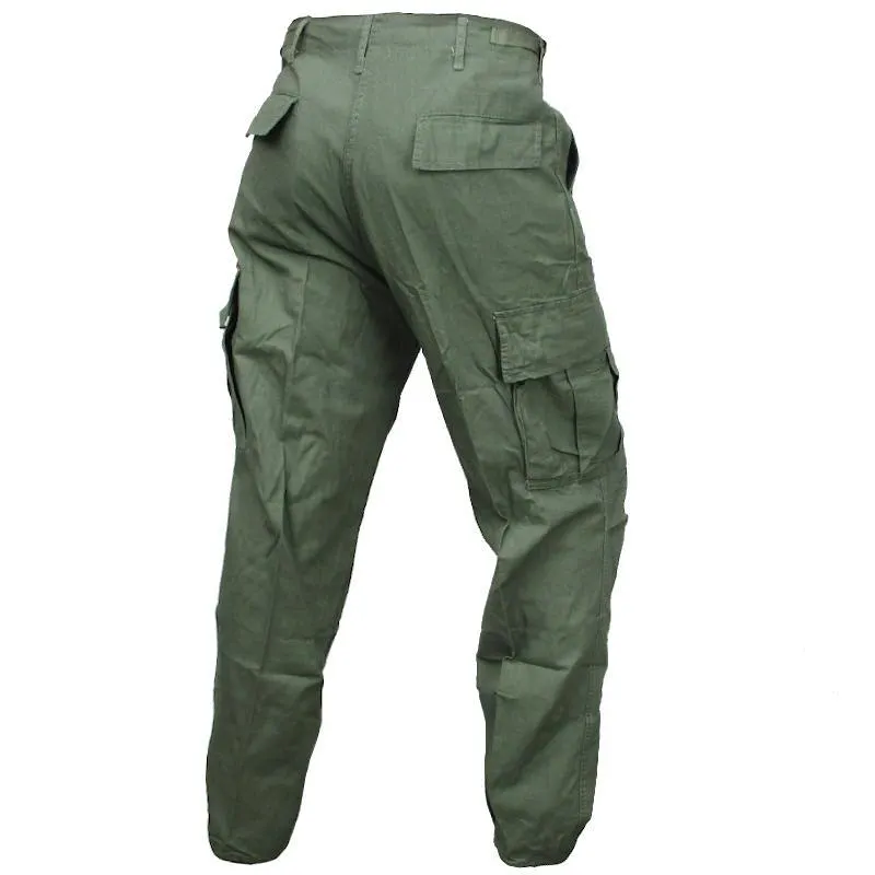 Vintage Vietnam Rip-Stop OD Trousers