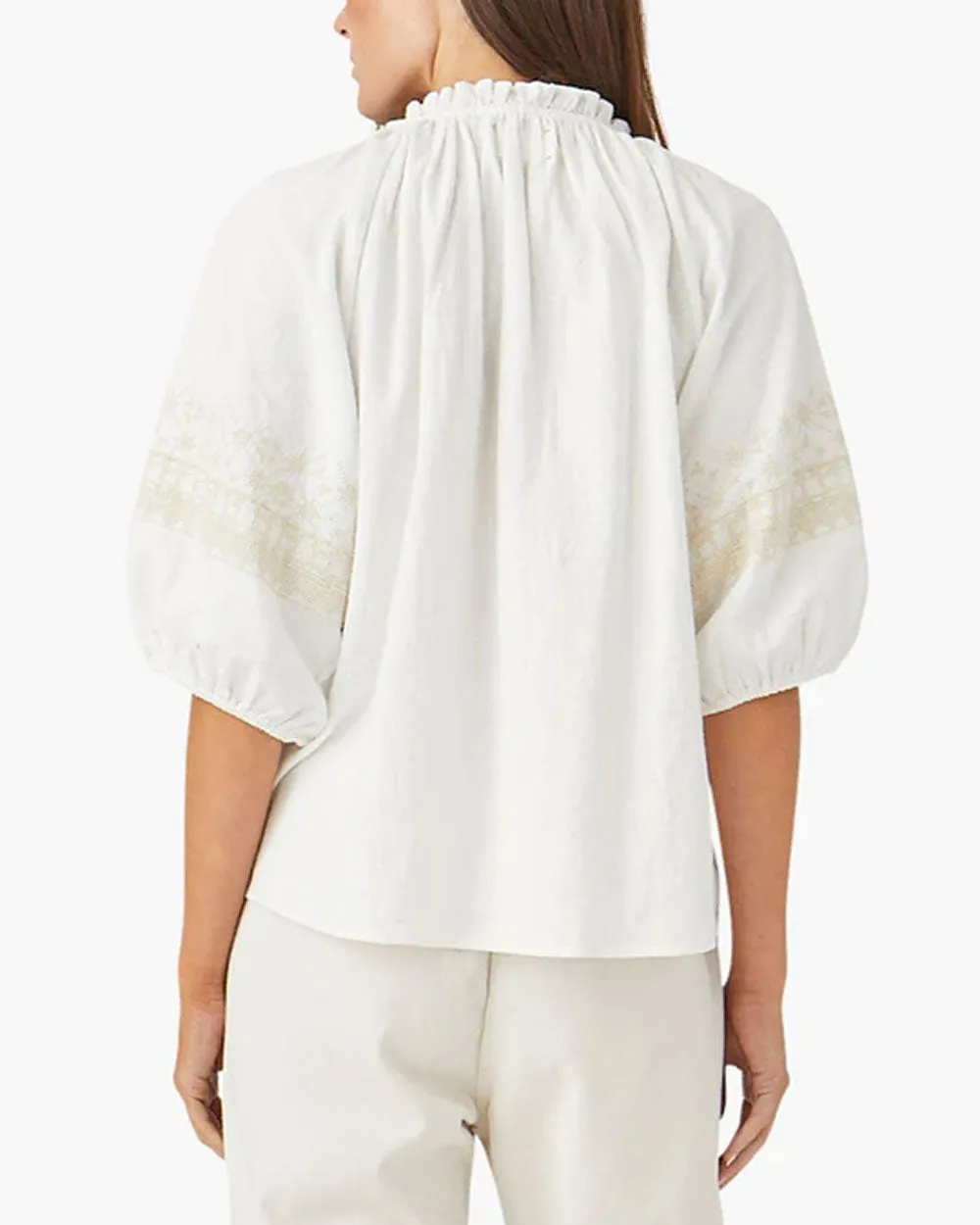 White Janie Blouse