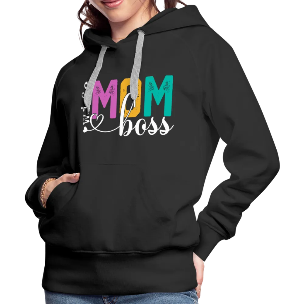 Wife Mom Boss Women’s Premium Hoodie