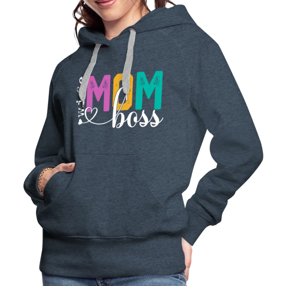 Wife Mom Boss Women’s Premium Hoodie