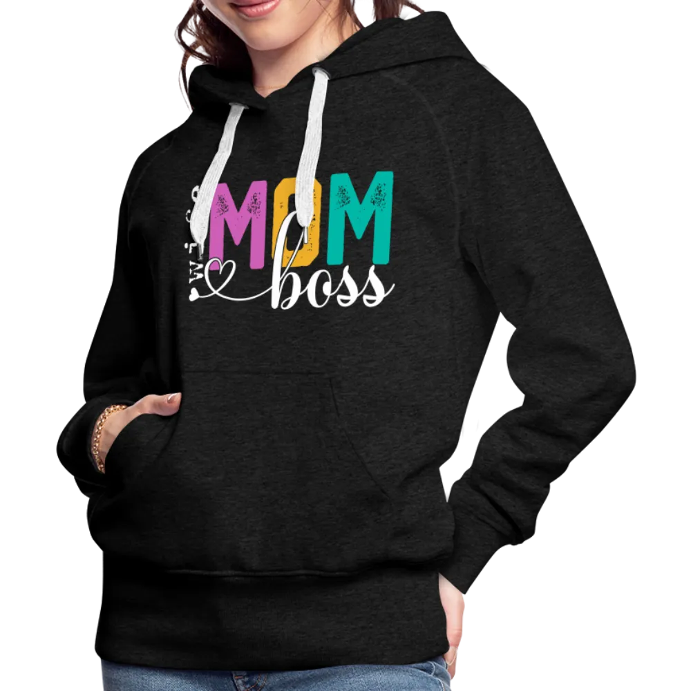 Wife Mom Boss Women’s Premium Hoodie