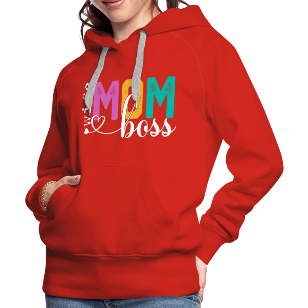 Wife Mom Boss Women’s Premium Hoodie