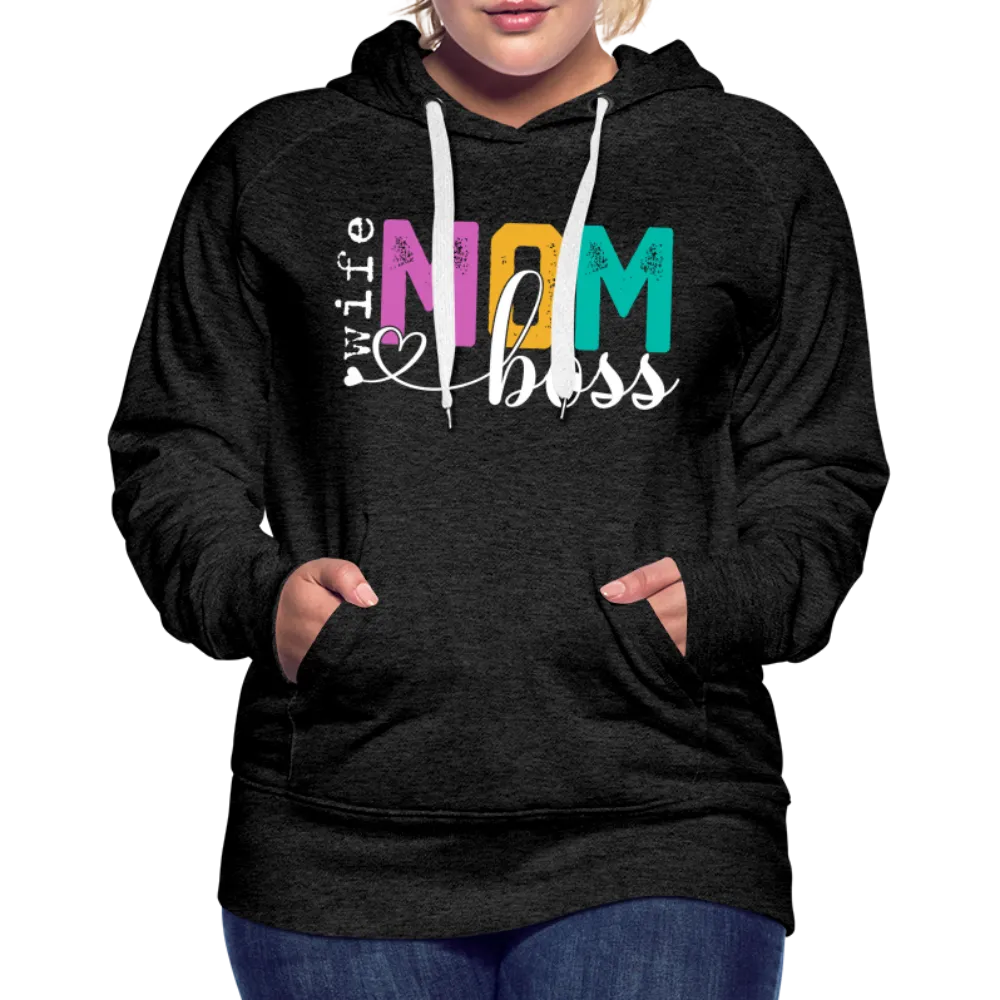 Wife Mom Boss Women’s Premium Hoodie