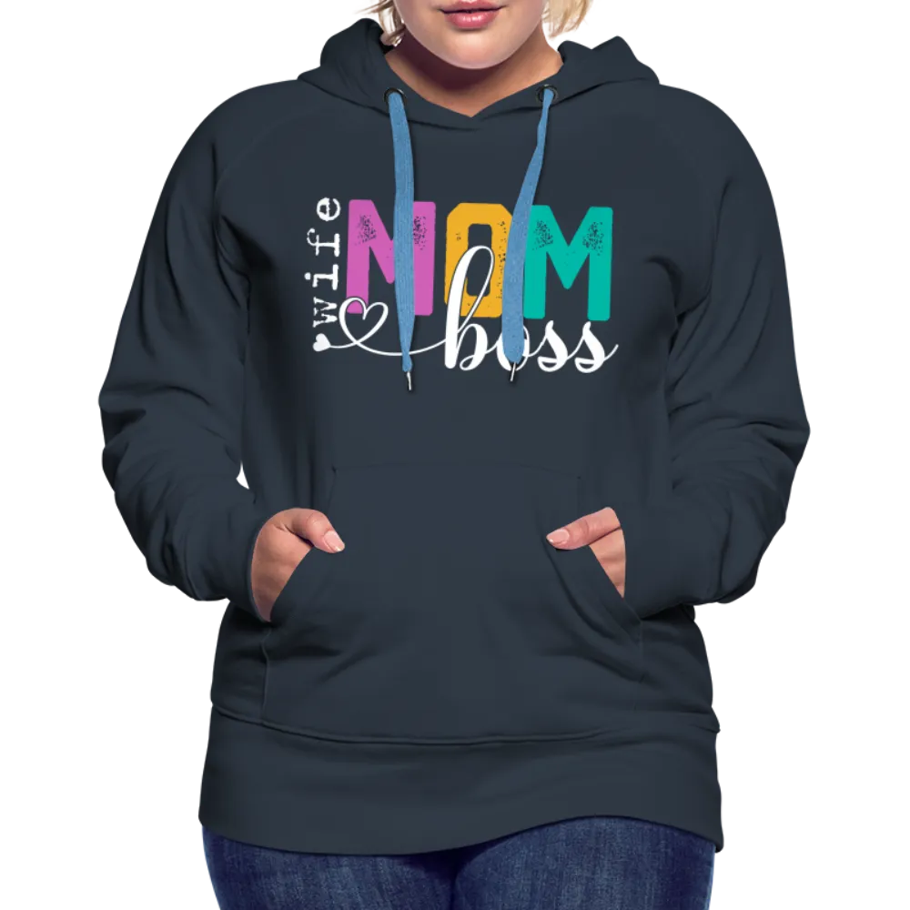 Wife Mom Boss Women’s Premium Hoodie