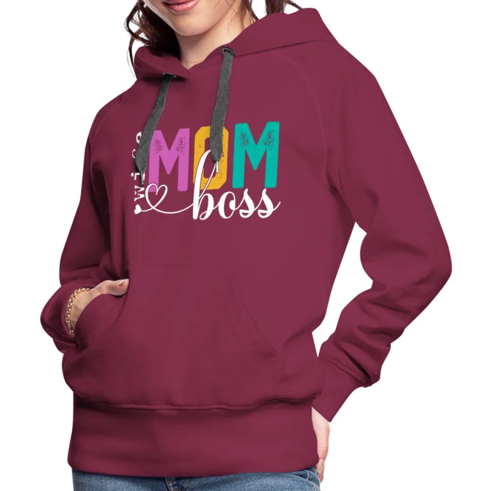 Wife Mom Boss Women’s Premium Hoodie