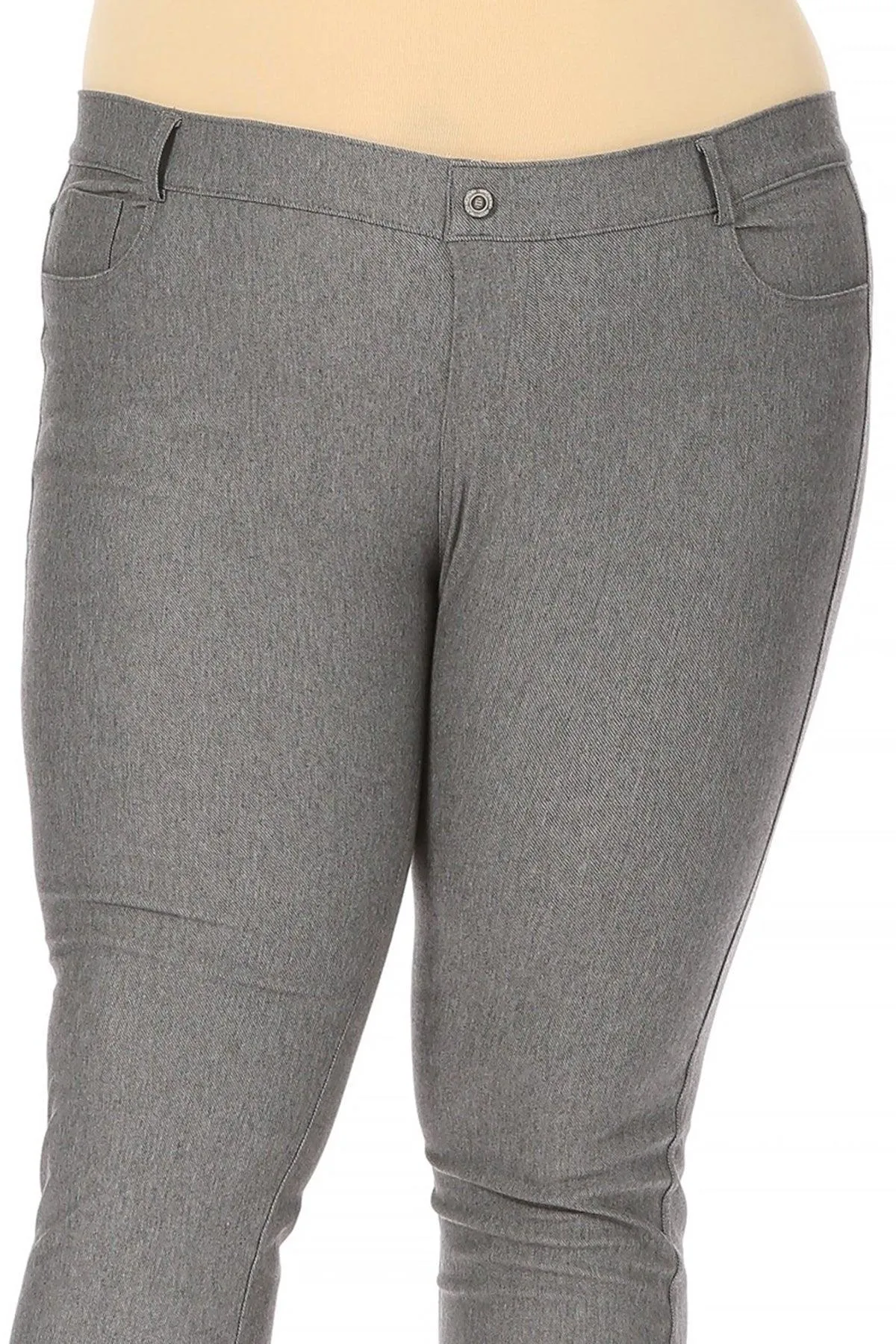 Women's Plus Size Casual Comfy Slim Pocket Jeggings