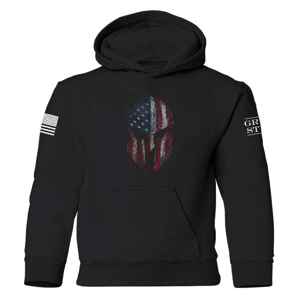 Youth American Spartan Hoodie - Black