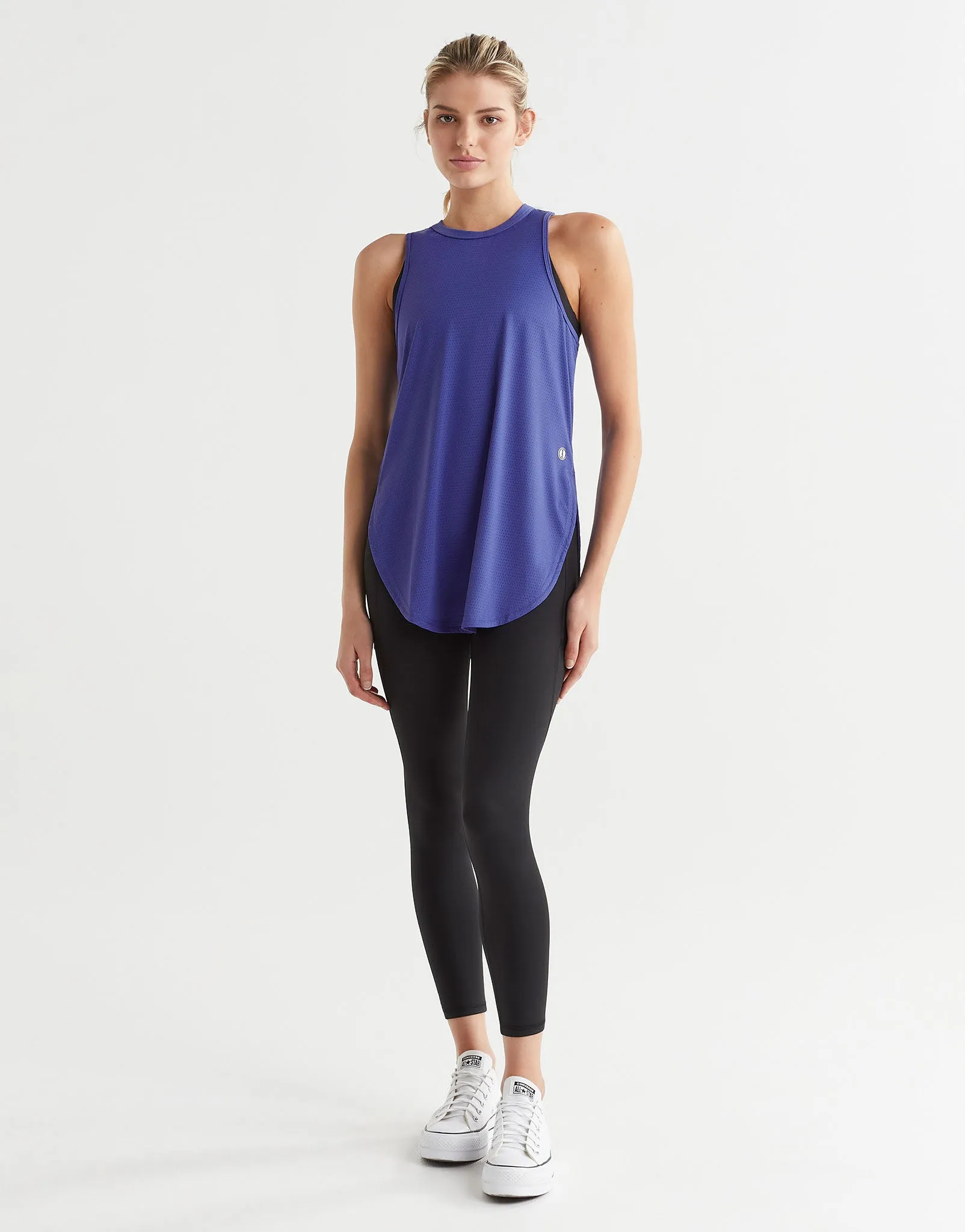 ZELA Longline Tank - Royal Blue